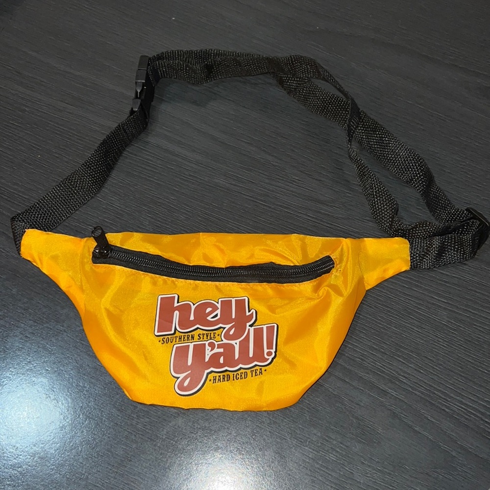 Yellow fanny pack